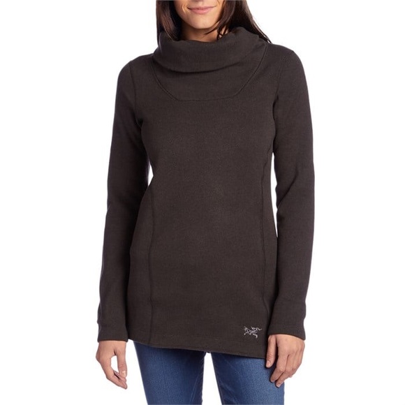 COPY - Arc'teryx Women’s Brown Desira Tunic Cowl Neck Sweater Size Small - Picture 1 of 10